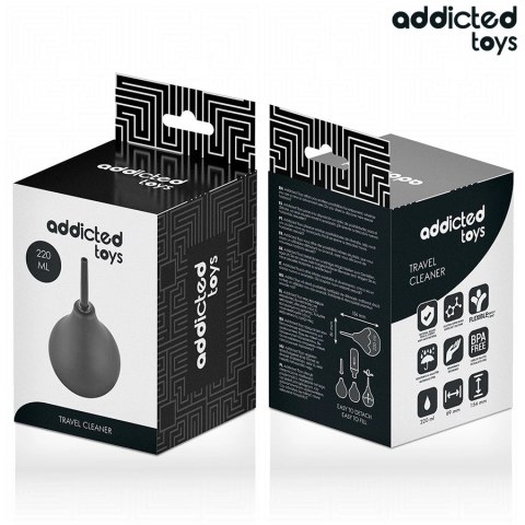Addicted Toys Travel Cleaner L 220 ml - Duża gruszka higieniczna podrożna Addicted Toys Travel Cleaner L 220 ml - Duża gruszka higieniczna podrożna