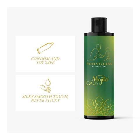 BodyGliss Olejek do masażu i środek poślizgowy Minty Mojito 150ml BodyGliss Olejek do masażu i środek poślizgowy Minty Mojito 150ml