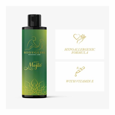 BodyGliss Olejek do masażu i środek poślizgowy Minty Mojito 150ml BodyGliss Olejek do masażu i środek poślizgowy Minty Mojito 150ml