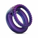 Hueman Jupiter - Pierścień Wibrujący Podwojny USB Fioletowy