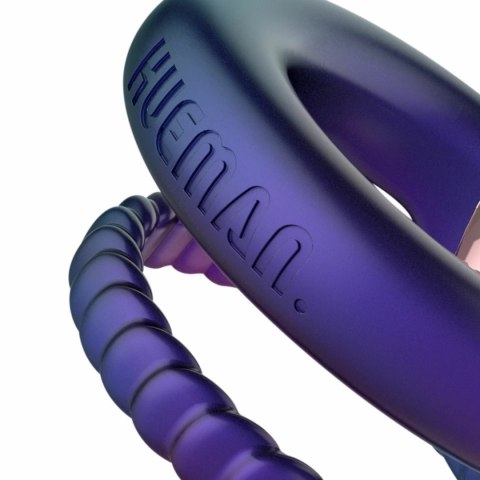 Hueman Jupiter - Pierścień Wibrujący Podwojny USB Fioletowy Hueman Jupiter - Pierścień Wibrujący Podwojny USB Fioletowy
