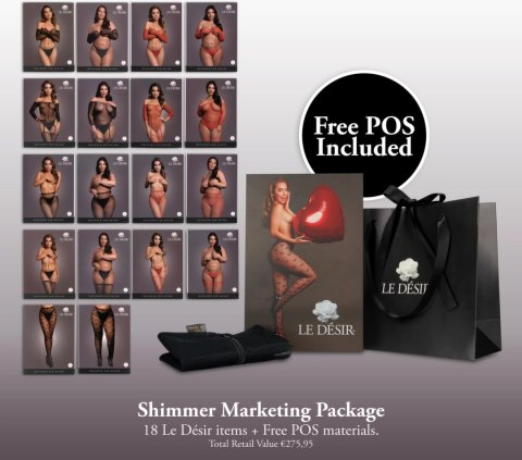 Le Desir Shimmer Zestaw Marketingowy - 18 modeli, 2 rozmiary Le Desir Shimmer Zestaw Marketingowy - 18 modeli, 2 rozmiary