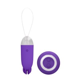 Noah Bezprzewodowe Jajo Wibrujące 36 Trybow USB Fioletowe 9,5 cm
