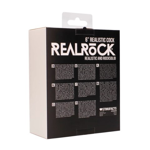 RealRock Model 6 - anatomiczny model intymny z przyssawką 15 cm, beżowy RealRock Model 6 - anatomiczny model intymny z przyssawką 15 cm, beżowy