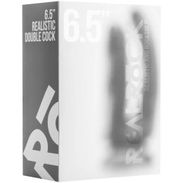 RealRock Model Double - elastyczny duet anatomiczny 16,5 cm, kolor naturalny