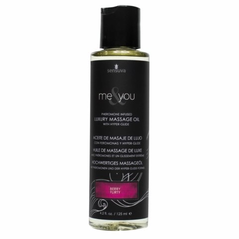 Sensuva Me & You Berry Flirty Olejek do Masażu 125 ml z feromonami Sensuva Me & You Berry Flirty Olejek do Masażu 125 ml z feromonami