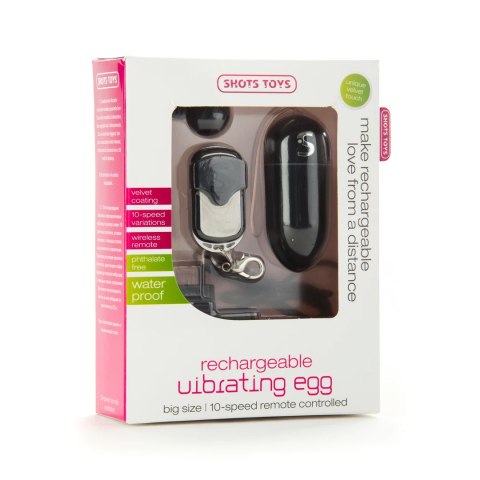 Shots Vibro Love Egg bezprzewodowy model z pilotem stalowy 10 trybow Shots Vibro Love Egg bezprzewodowy model z pilotem stalowy 10 trybow