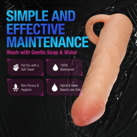 Blush Performance Plus Fortitude - przedłużacz silikonowy 6,3 cm z systemem mocowania Blush Performance Plus Fortitude - przedłużacz silikonowy 6,3 cm z systemem mocowania