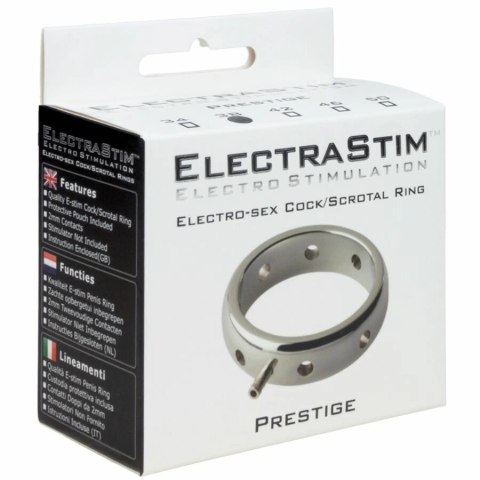 ElectraStim Prestige - metalowy pierścień elektrostymulujący 34 mm stal 316 ElectraStim Prestige - metalowy pierścień elektrostymulujący 34 mm stal 316