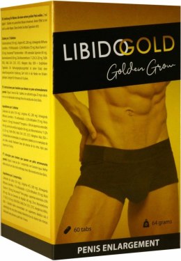 Libido Gold Golden Grow - Suplement dla mężczyzn, 60 tabletek