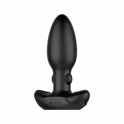 Nexus Beat - Wibrujący masażer analny z pilotem, silikonowy, czarny 11,2cm Nexus Beat - Wibrujący masażer analny z pilotem, silikonowy, czarny 11,2cm