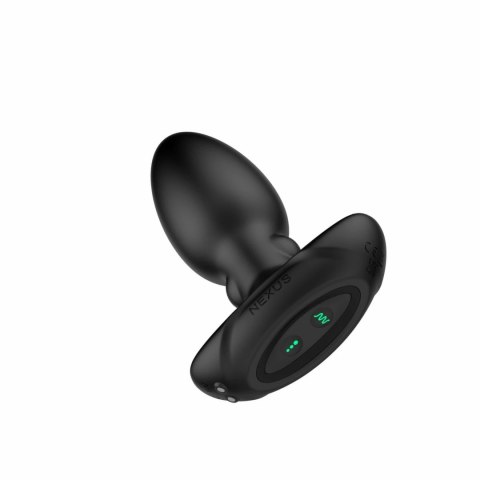 Nexus Beat - Wibrujący masażer analny z pilotem, silikonowy, czarny 11,2cm Nexus Beat - Wibrujący masażer analny z pilotem, silikonowy, czarny 11,2cm