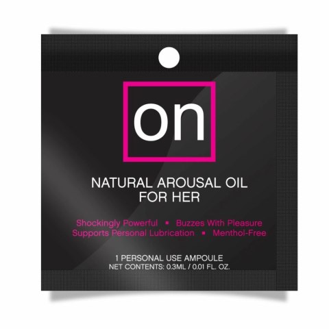 Sensuva ON Arousal Oil for Her Original Saszetka 0,3 ml - Formuła Roślinna Sensuva ON Arousal Oil for Her Original Saszetka 0,3 ml - Formuła Roślinna