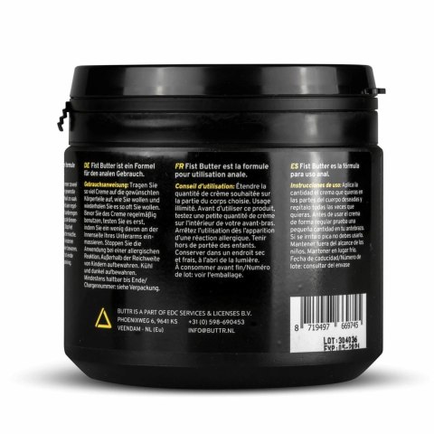 BUTTR Fisting Butter 500 ml - Profesjonalny kremowy żel do fistingu BUTTR Fisting Butter 500 ml - Profesjonalny kremowy żel do fistingu
