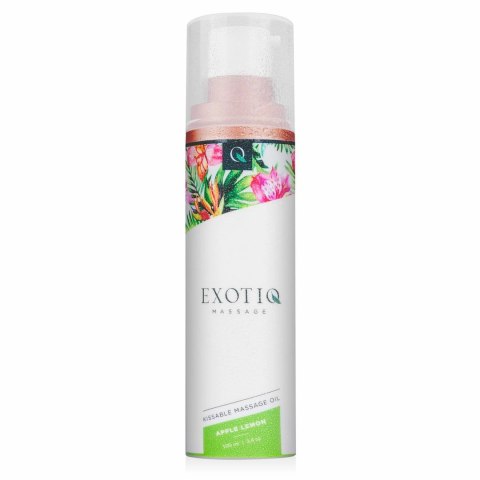 Exotiq Olejek do Masażu Jabłko-Cytryna 100ml, Nawilżający Exotiq Olejek do Masażu Jabłko-Cytryna 100ml, Nawilżający