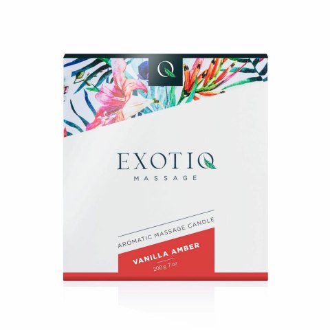 Exotiq Świeca do Masażu Vanilla Amber 200g - Relaksujący Olejek Exotiq Świeca do Masażu Vanilla Amber 200g - Relaksujący Olejek