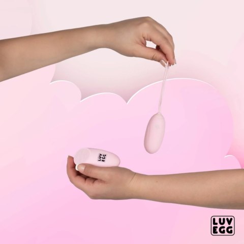 LUV EGG Model Pink - Wibrujące Jajko z Pilotem, 12 Trybow, Silikon LUV EGG Model Pink - Wibrujące Jajko z Pilotem, 12 Trybow, Silikon