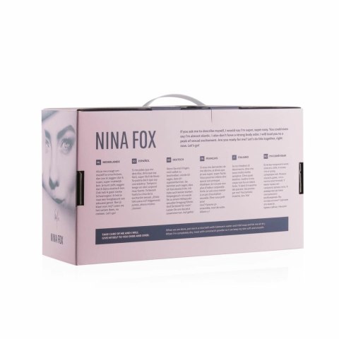Nina Fox Mega - Model anatomiczny z podwojnym otworem, TPR, duży rozmiar Nina Fox Mega - Model anatomiczny z podwojnym otworem, TPR, duży rozmiar