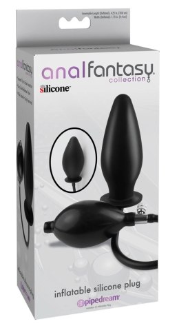Anal Fantasy Collection Korek Anatomiczny Pompowany Silikonowy Czarny