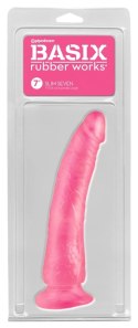 Basix Slim 7 Pink - Model anatomiczny z przyssawką, 20,5 cm