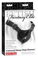 Fetish Fantasy Elite - Uprząż z elastycznym sylikonowym pierścieniem, regulowana