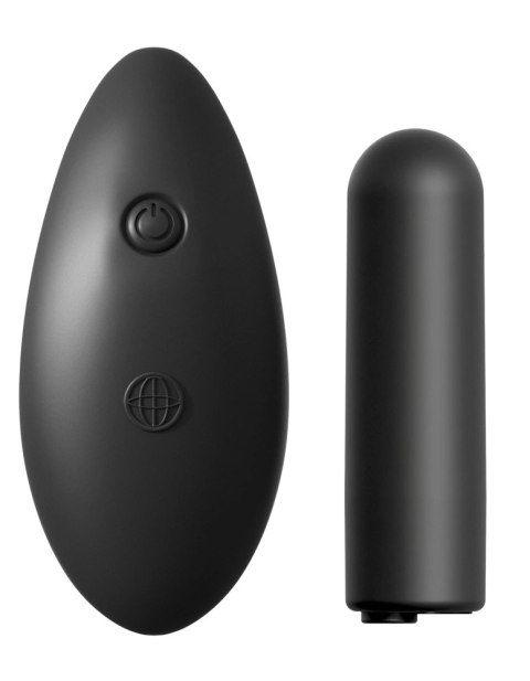 Fetish Fantasy Series Mini Vibro-Bullet Czarny z Pilotem i Stringami S-XL Fetish Fantasy Series Mini Vibro-Bullet Czarny z Pilotem i Stringami S-XL