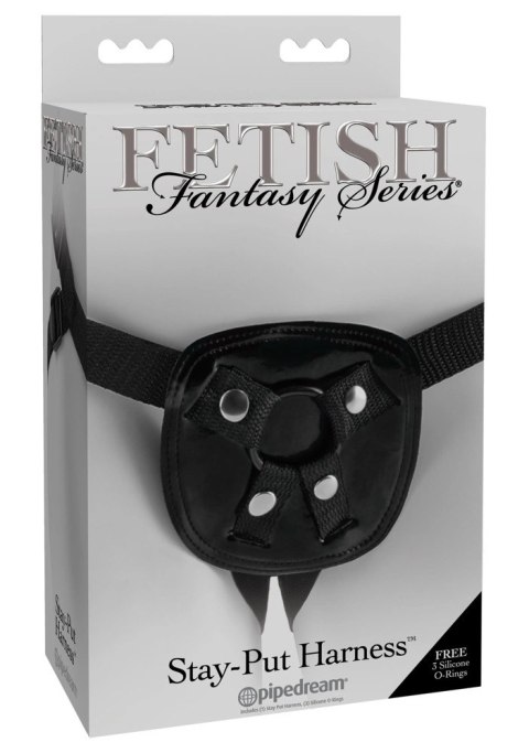 Fetish Fantasy Series uprząż regulowana 3 pierścienie lakierowana Fetish Fantasy Series uprząż regulowana 3 pierścienie lakierowana