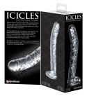 Icicles Model 24 szklany masażer anatomiczny zakrzywiony 16,5 cm