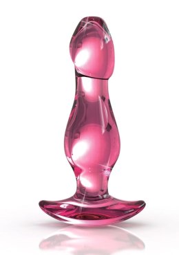 Icicles Model 26 - Szklany masażer anatomiczny ręcznie wykonany 11 cm
