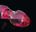 Icicles Model 26 - Szklany masażer anatomiczny ręcznie wykonany 11 cm