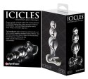 Icicles Szklany Korek Masażer z Wypustkami 10,5 cm Hipoalergiczny