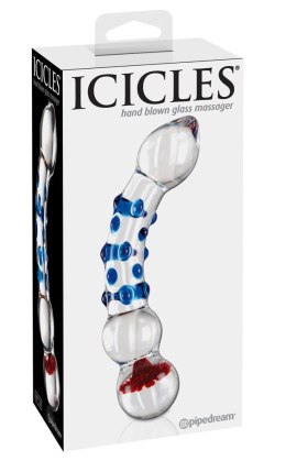 Icicles model 18 - szklany masażer anatomiczny hipoalergiczny 18 cm