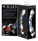 Icicles model 18 - szklany masażer anatomiczny hipoalergiczny 18 cm