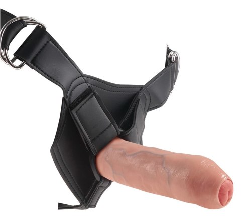 King Cock 18 cm Jasny System Strap-On z Ruchomą Powierzchnią Skory King Cock 18 cm Jasny System Strap-On z Ruchomą Powierzchnią Skory