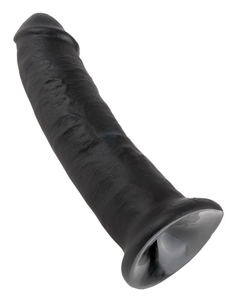 King Cock 24 cm Czarny Model Zakrzywiony z Przyssawką PVC King Cock 24 cm Czarny Model Zakrzywiony z Przyssawką PVC