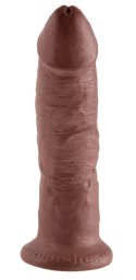 King Cock Anatomiczny Model Zakrzywiony z Przyssawką 24cm Brązowy