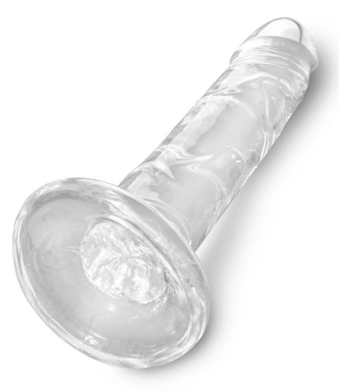 King Cock Clear Model Transparentny 15 cm z Przyssawką King Cock Clear Model Transparentny 15 cm z Przyssawką