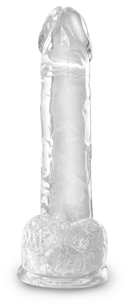 King Cock Clear model z przyssawką przezroczysty 18 cm TPE King Cock Clear model z przyssawką przezroczysty 18 cm TPE