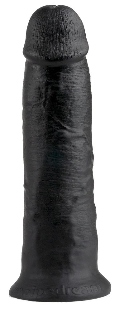 King Cock Czarny Model Zakrzywiony 25 cm z Przyssawką PVC King Cock Czarny Model Zakrzywiony 25 cm z Przyssawką PVC