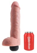 King Cock Model 28 cm System Wytryskowy Jasny PVC/Silikon