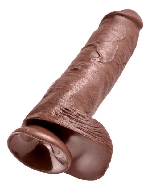 King Cock Model 28 cm brązowy - anatomiczny kształt, przyssawka King Cock Model 28 cm brązowy - anatomiczny kształt, przyssawka