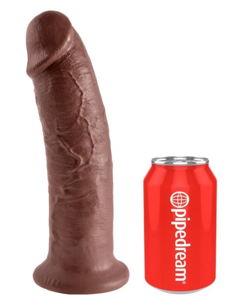King Cock Zakrzywiony Model 25 cm z Przyssawką, brązowy od Pipedream King Cock Zakrzywiony Model 25 cm z Przyssawką, brązowy od Pipedream