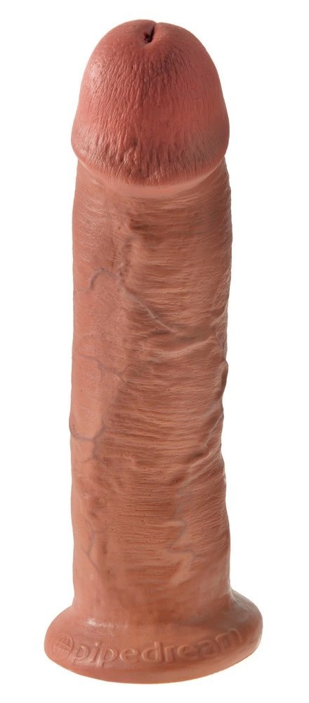 King Cock Zakrzywiony Model z Przyssawką 25 cm Ciemny PVC King Cock Zakrzywiony Model z Przyssawką 25 cm Ciemny PVC