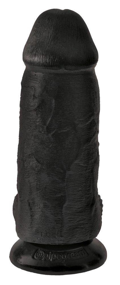 King Cock model 23 cm czarny z przyssawką - anatomiczna forma PVC King Cock model 23 cm czarny z przyssawką - anatomiczna forma PVC