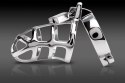 Metal Worx Model Chastity - Metalowa klatka anatomiczna 12 cm stal