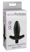 Pipedream Anal Fantasy stożkowy korek intymny z wibracjami 8 cm czarny