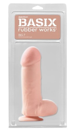 Pipedream Basix Big 7 cielisty - model anatomiczny z przyssawką 20 cm