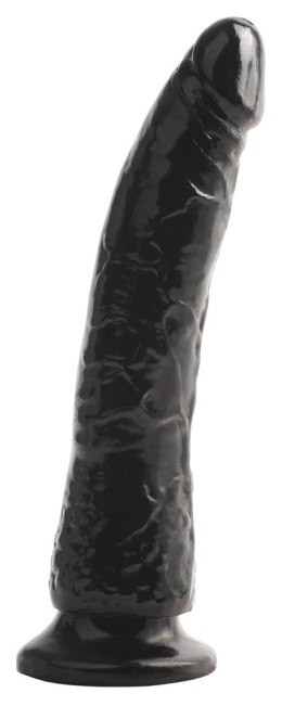 Pipedream Basix Slim 7 Czarny - model anatomiczny z przyssawką 20,5 cm