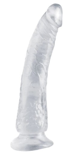 Pipedream Basix Slim 7 Transparent - model anatomiczny z przyssawką 20,5 cm