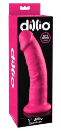 Pipedream Dillio Pink model 23cm z przyssawką - anatomiczny kształt